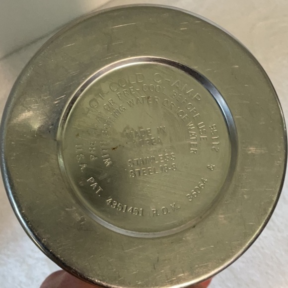 Stainless Steel vintage champ Thermos with Handle - Picture 4 of 4